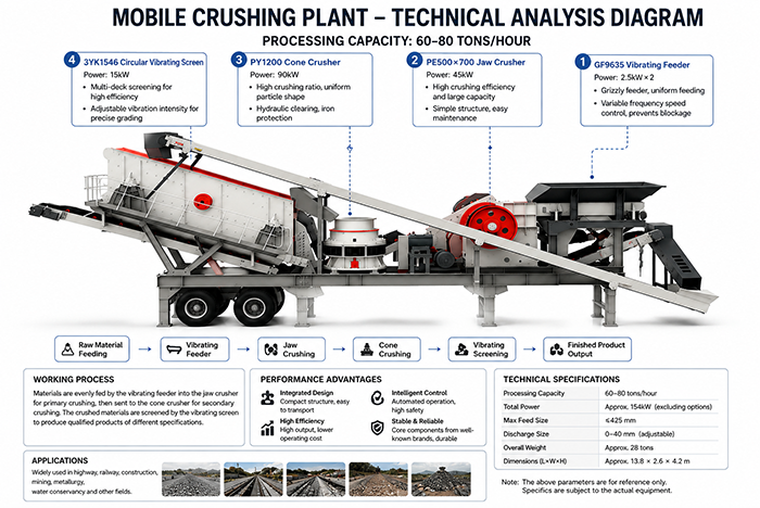 Meishuo Machinery Customized Mobile Crushing Station Delivered to Brazil, Boosting South American Infrastructure with Efficient Integrated Solutions