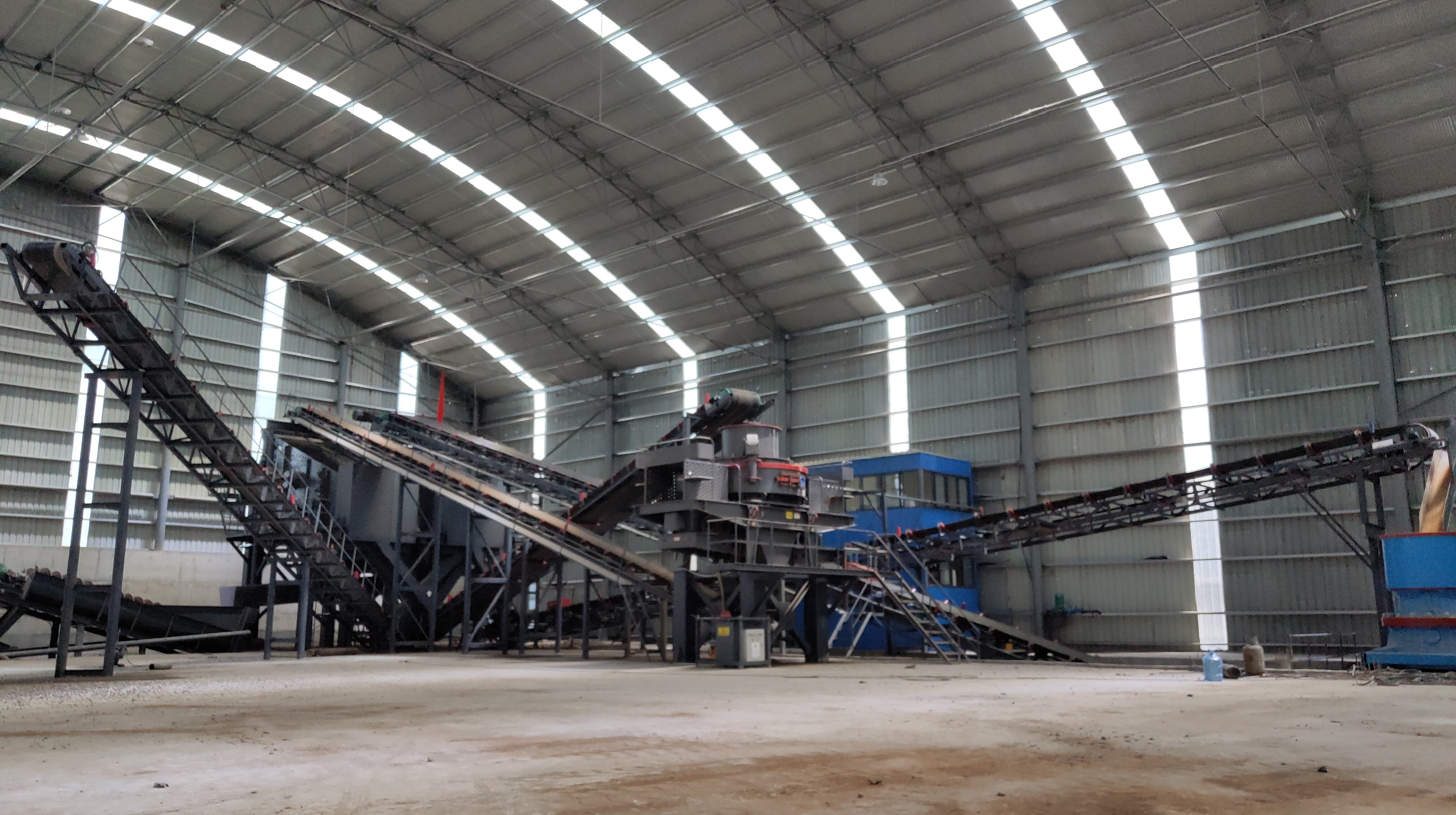 Zhengzhou Meishuo Cas de fabrication de sable de grès: Ligne de production de sable de haute qualité de 300 t/h soutient la construction de l'autoroute Jiao-Tang image 3